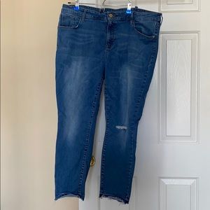 Like New Distressed Old Navy Rockstar Skinny Jeans